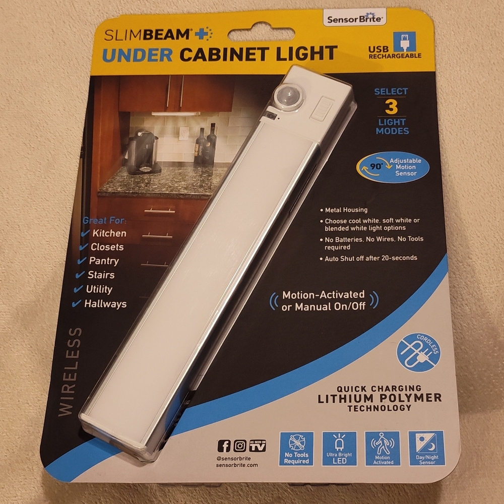 NEW! Slim Beam Under Cabinet Light